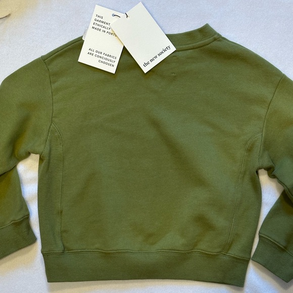 NWT THE NEW SOCIETY Newburry sweatshirt | Khaki size 3 Yrs - Picture 8 of 11